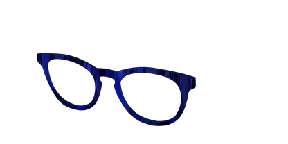 The Indigo Moire Stripes