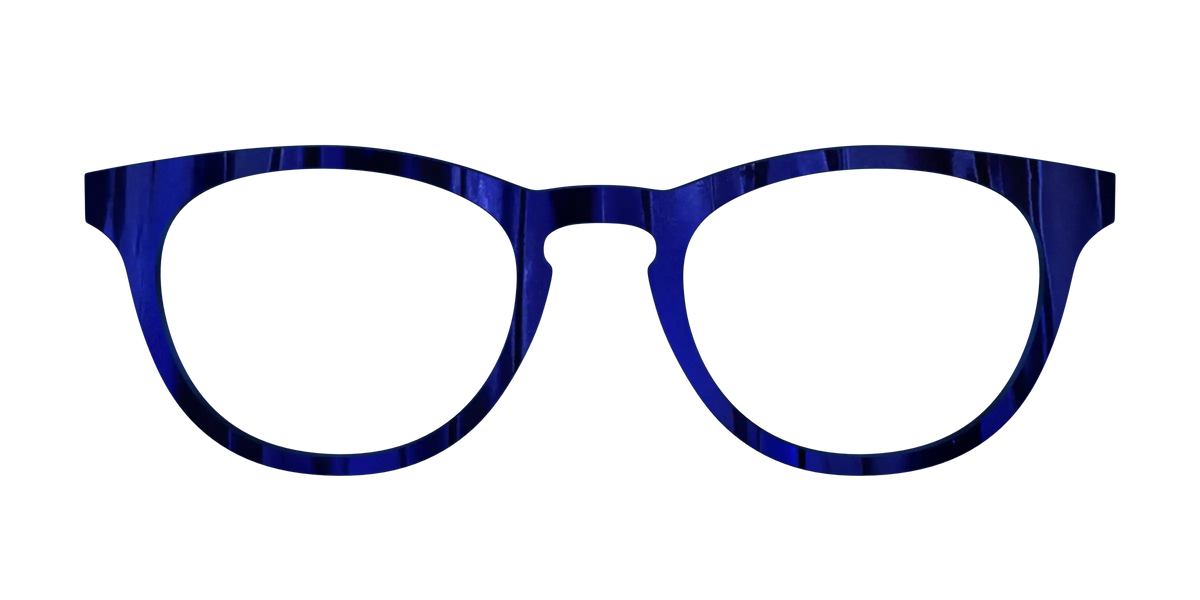 The Indigo Moire Stripes
