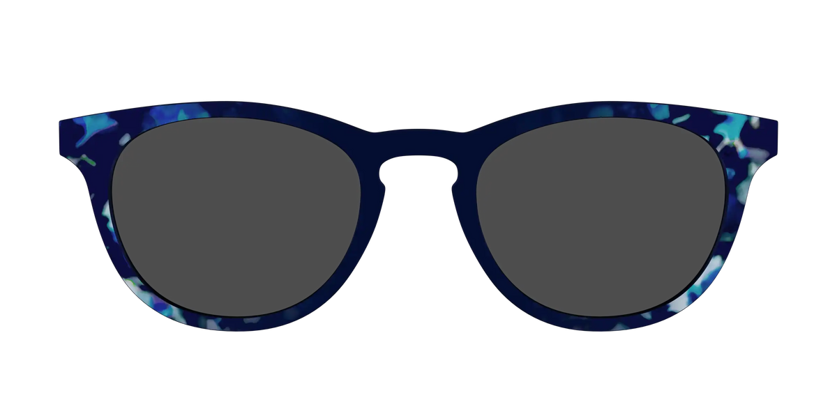 The Polarized Indigo Tortoise Sun Top
