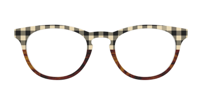 The Ivory Plaid Wood Split