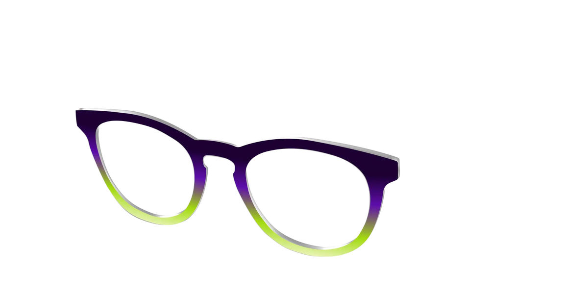 The Midnight to Electric Lime Gradient