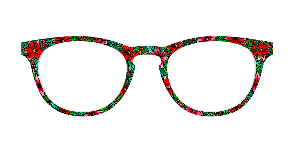 The Poinsettia Stained Glass