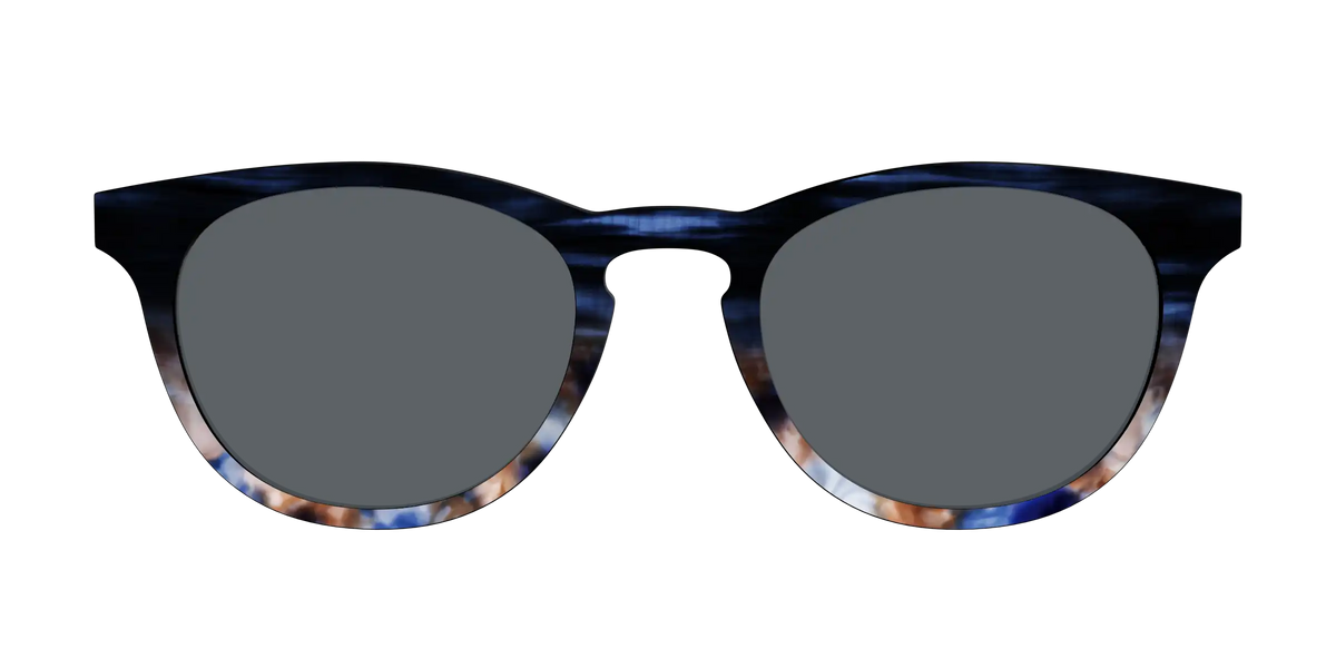 The Polarized Blue Horn Tortoise Sun Top