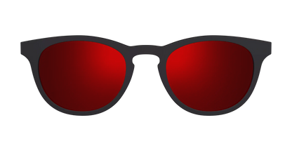 The Polarized Red Reflective Sun Top