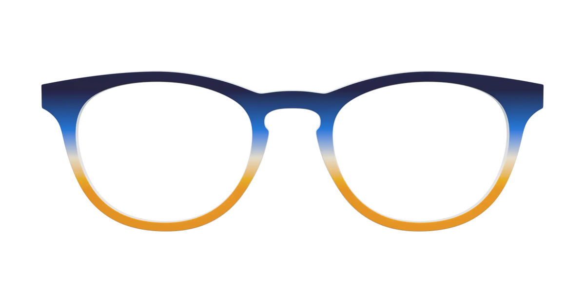 The Royal Blue to Gold Gradient