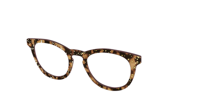 The Sandalwood Tortoise with Gold Foil