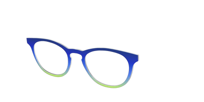 The Sapphire to Chartreuse Gradient