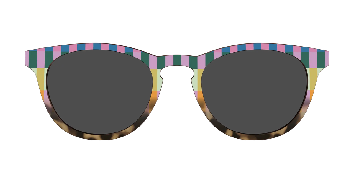 The Polarized Summer Stripes Tortoise Sun Top