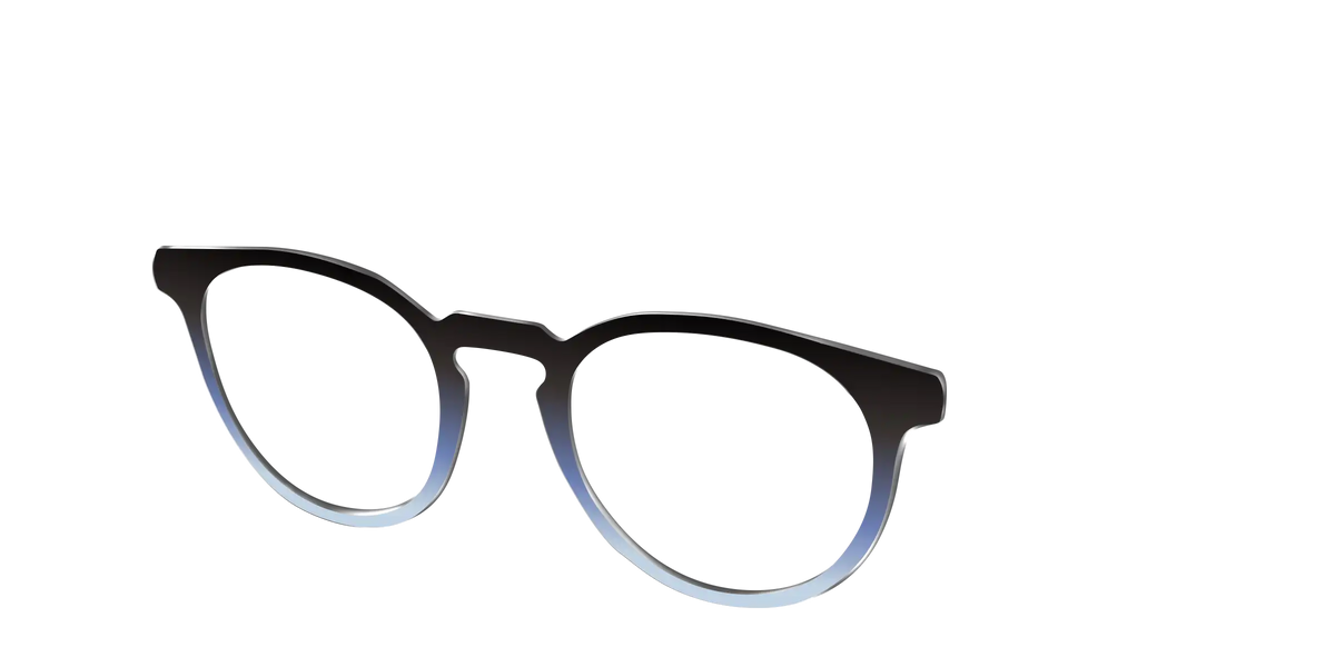 The Black to Icy Cyan Gradient