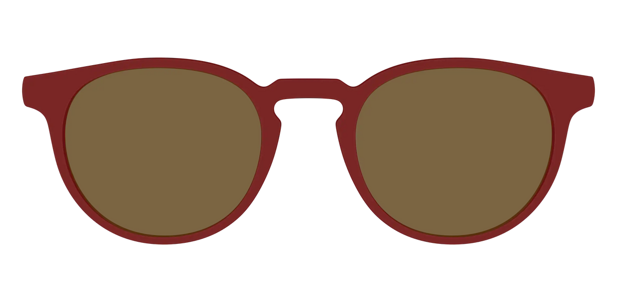 The Polarized Burgundy Sun Top