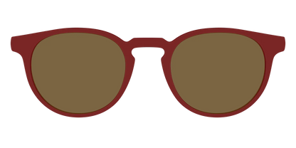 The Polarized Burgundy Sun Top