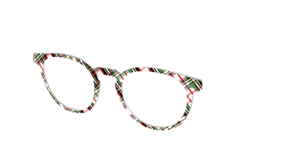 The Evergreen Plaid with Foil Crystal