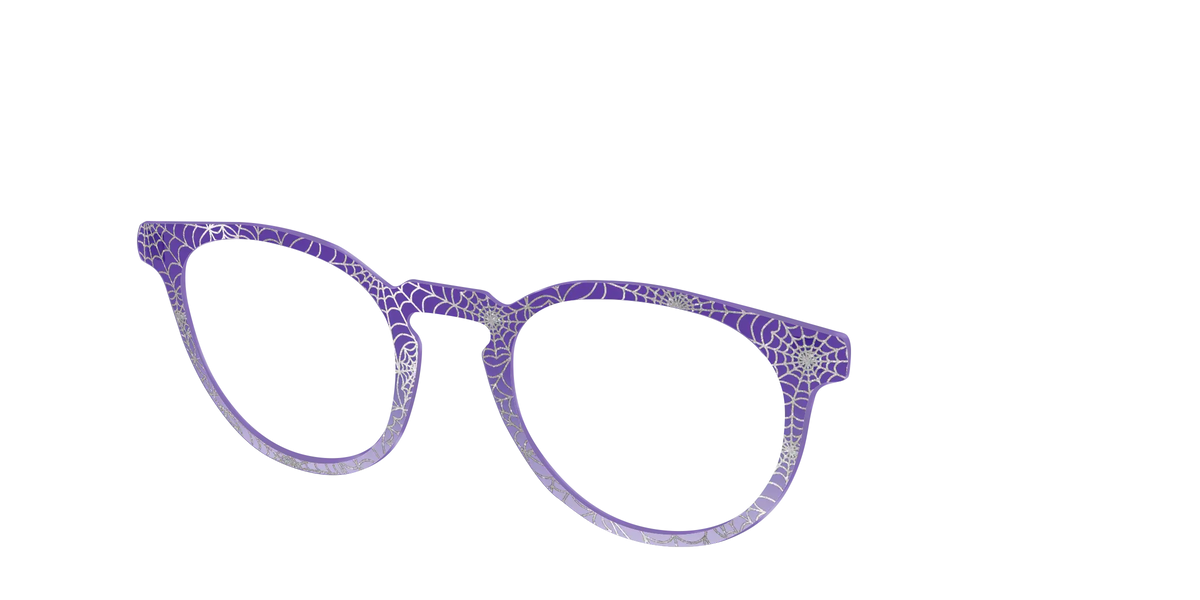 The Holographic Purple Webbed Crystal