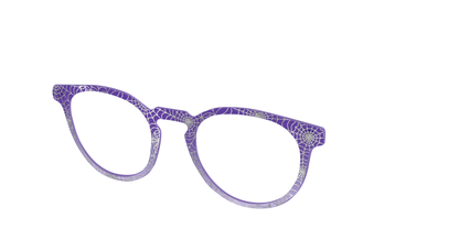 The Holographic Purple Webbed Crystal