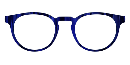 The Indigo Moire Stripes