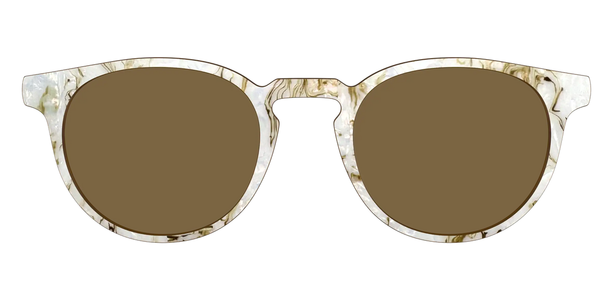 The Polarized Ivory Sand Pearl Shell Sun Top