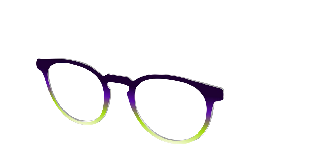 The Midnight to Electric Lime Gradient