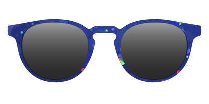 The Polarized Navy Holographic Bubbles Sun Top