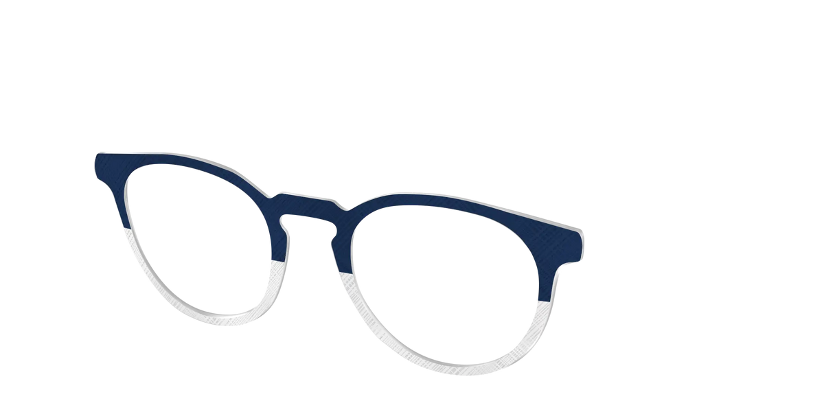 The Navy Plaid Crystal Split