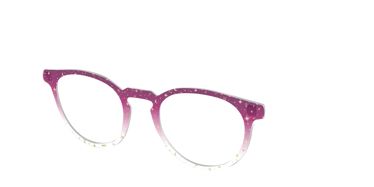 The Pink Ombre Gold Foil Crystal
