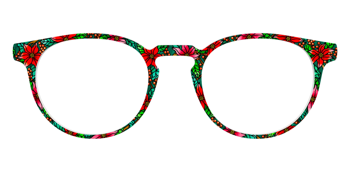 The Poinsettia Stained Glass
