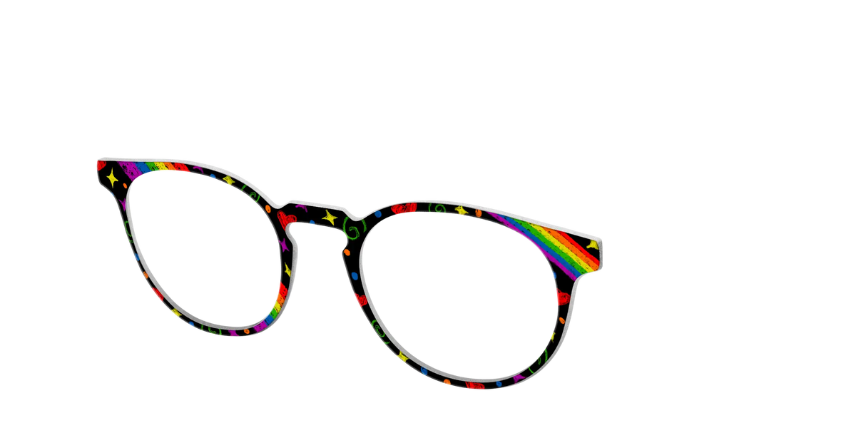 The Rainbow Chalk Doodles