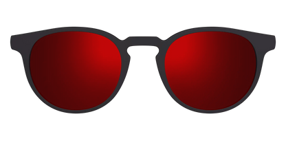 The Polarized Red Reflective Sun Top