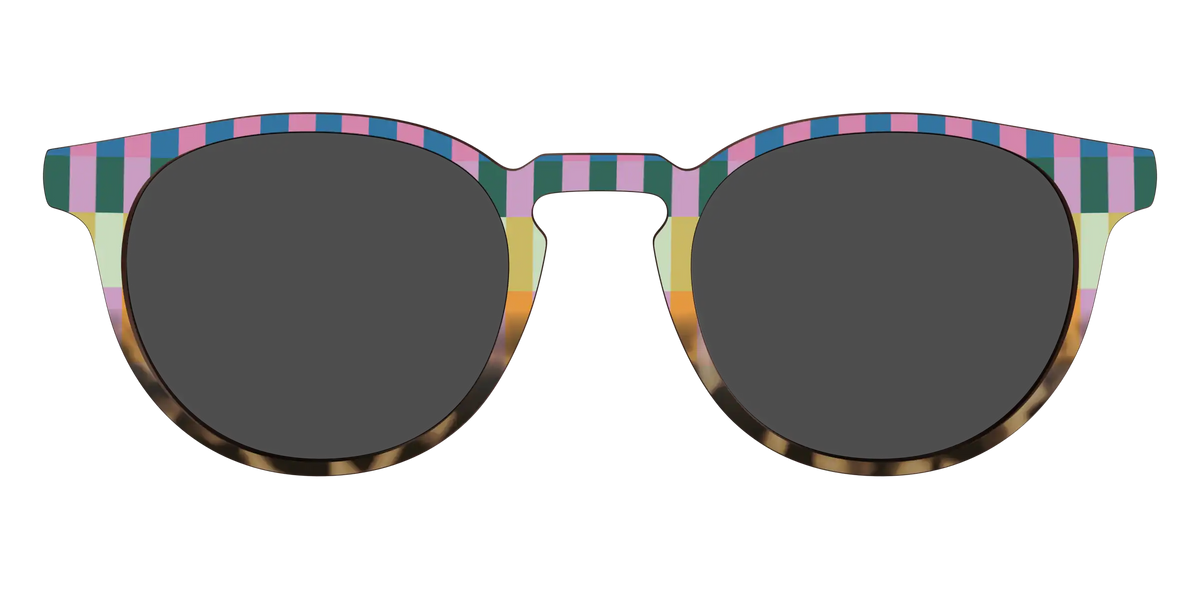 The Polarized Summer Stripes Tortoise Sun Top