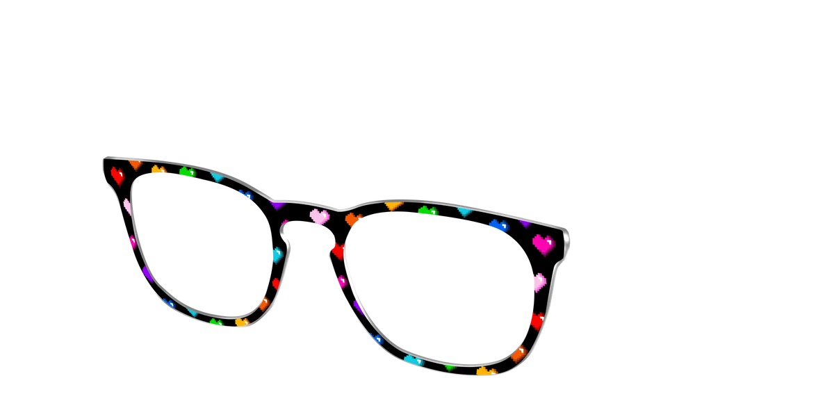 The 8-Bit Rainbow Hearts