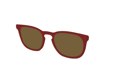 The Polarized Burgundy Sun Top