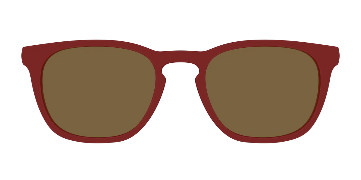 The Polarized Burgundy Sun Top