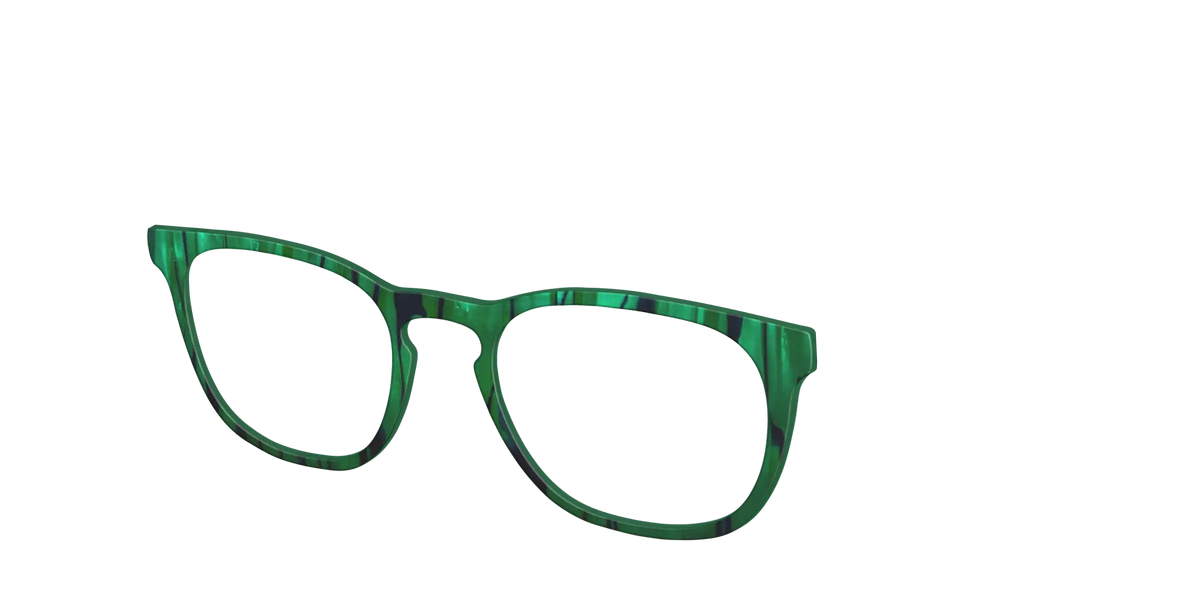 The Emerald Moire Stripes