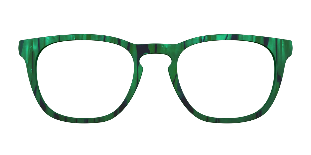 The Emerald Moire Stripes
