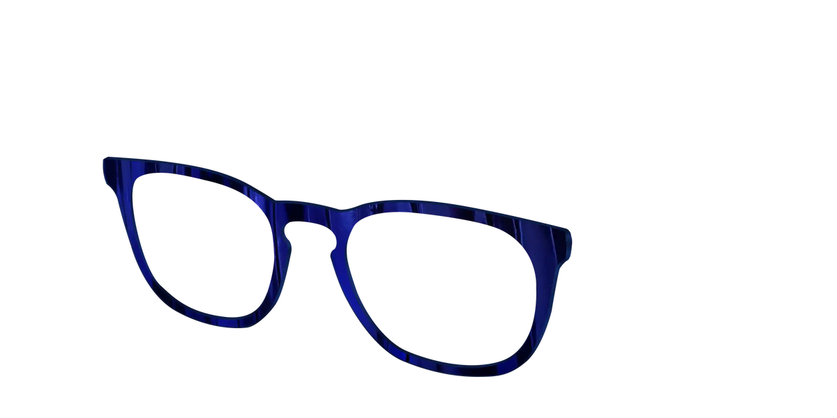 The Indigo Moire Stripes