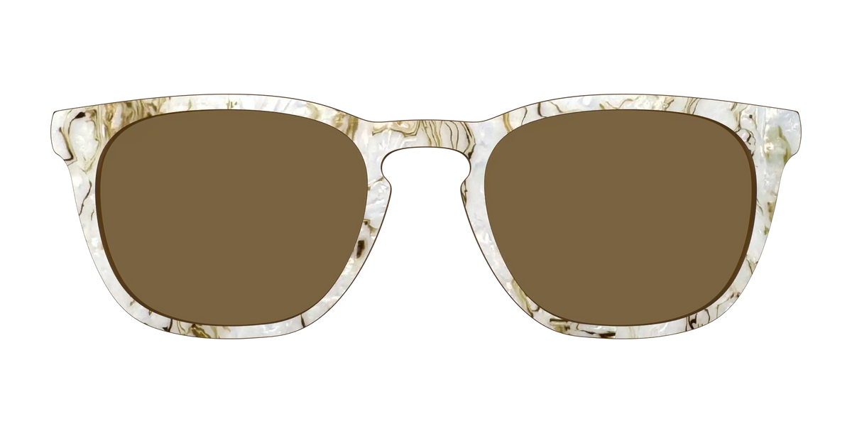The Polarized Ivory Sand Pearl Shell Sun Top