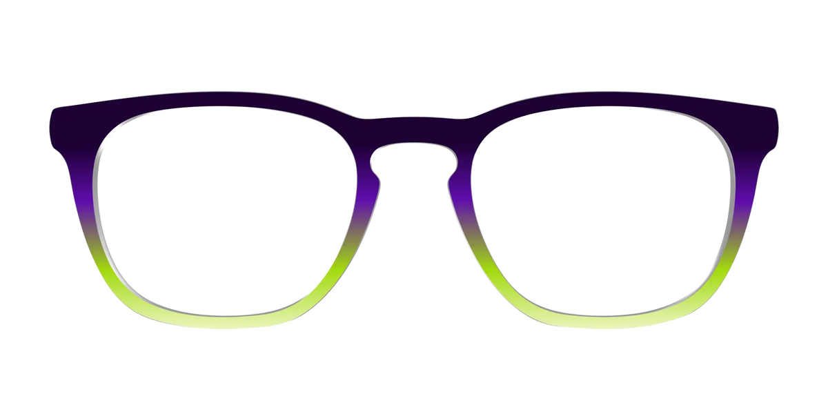 The Midnight to Electric Lime Gradient