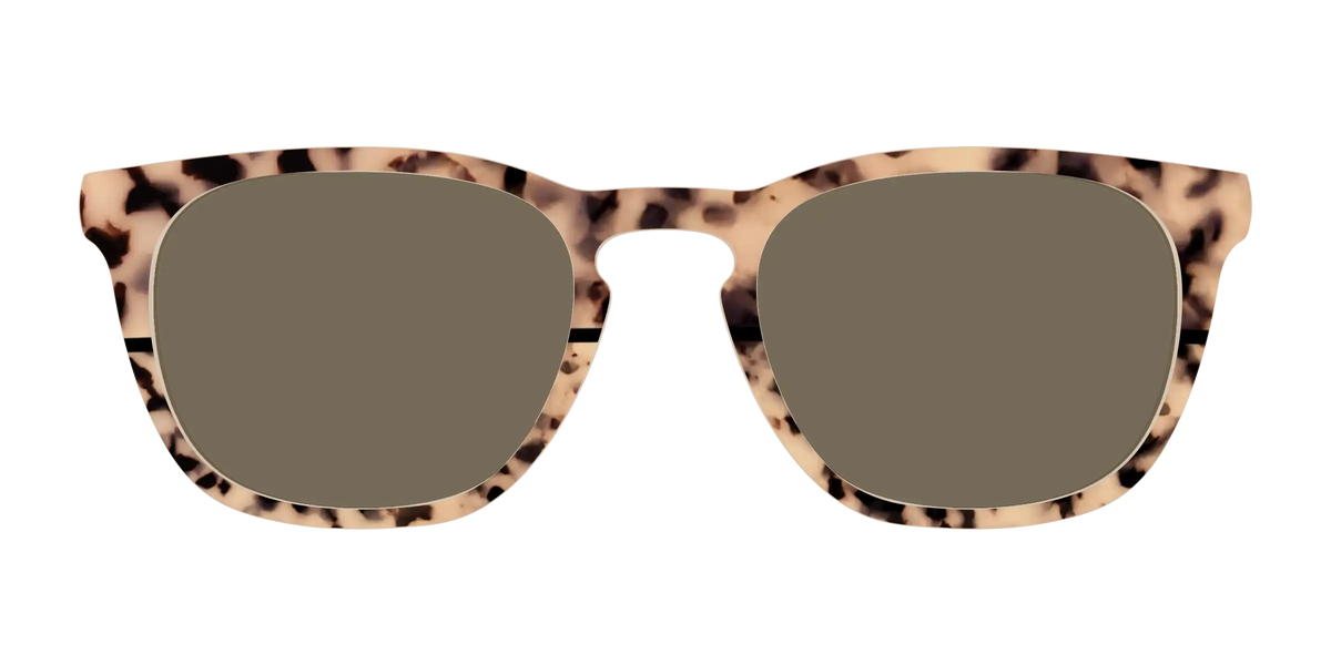 The Polarized Bisque Tortoise Split Sun Top