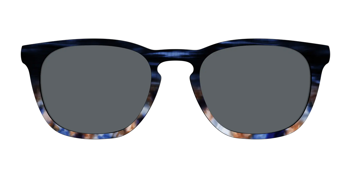 The Polarized Blue Horn Tortoise Sun Top