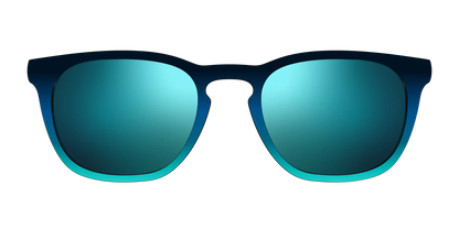 The Polarized Royal Blue to Seafoam Gradient Sun Top