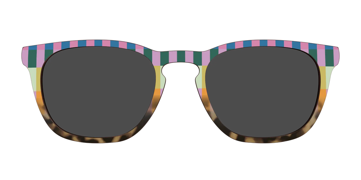 The Polarized Summer Stripes Tortoise Sun Top