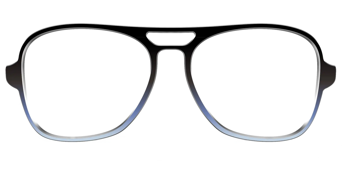 The Black to Icy Cyan Gradient