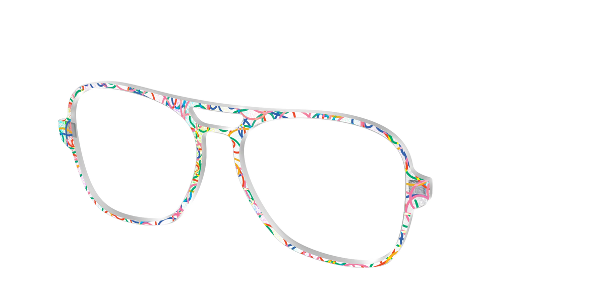 The Celebration Streamers Holographic Crystal