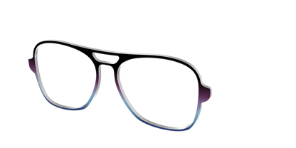 The Dark Magenta to Cerulean Gradient