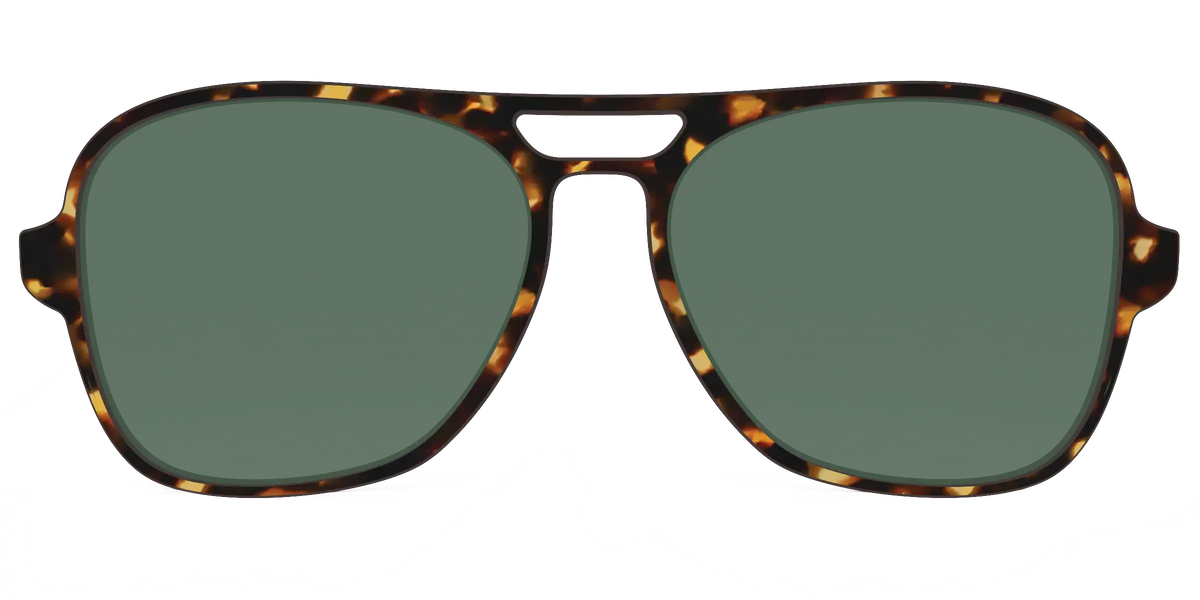 The Non-Polarized Green Tortoise Sun Top