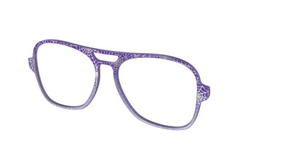 The Holographic Purple Webbed Crystal