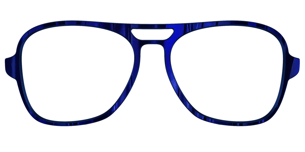 The Indigo Moire Stripes