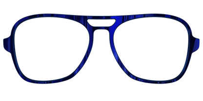 The Indigo Moire Stripes