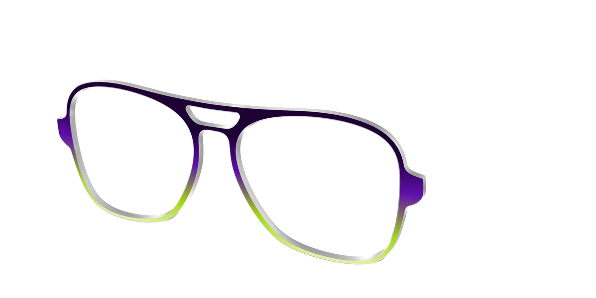 The Midnight to Electric Lime Gradient