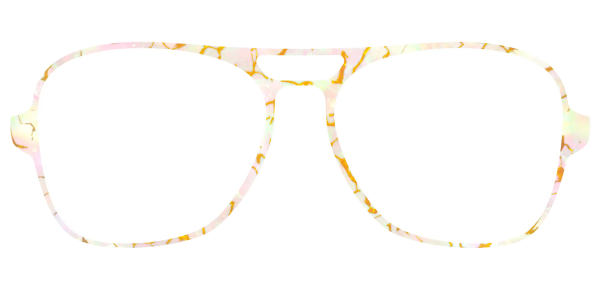 The Opalescent Pearl with Gold Streaks