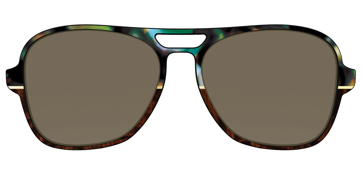 The Polarized Mirage Split with Gold Foil Sun Top